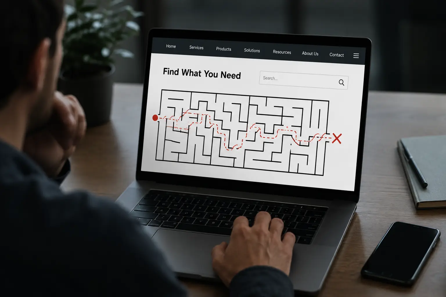 Website Navigation Problems Website Navigation Problems