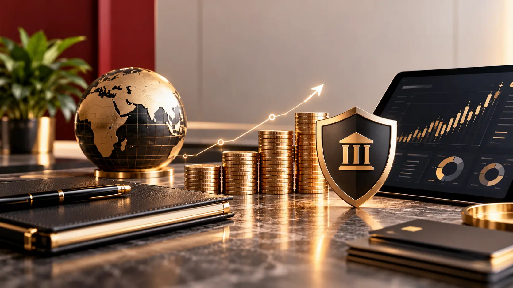 Golden Shield and Rising Coins FinTech Trust Architecture: How Brand Identity Builds Credibility for UAE Financial Enterprises