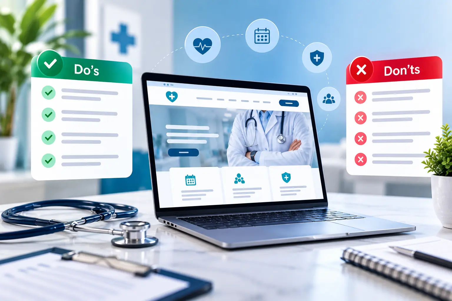 Modern Healthcare Website Do’s and Don’ts Modern Healthcare Website Do’s and Don’ts